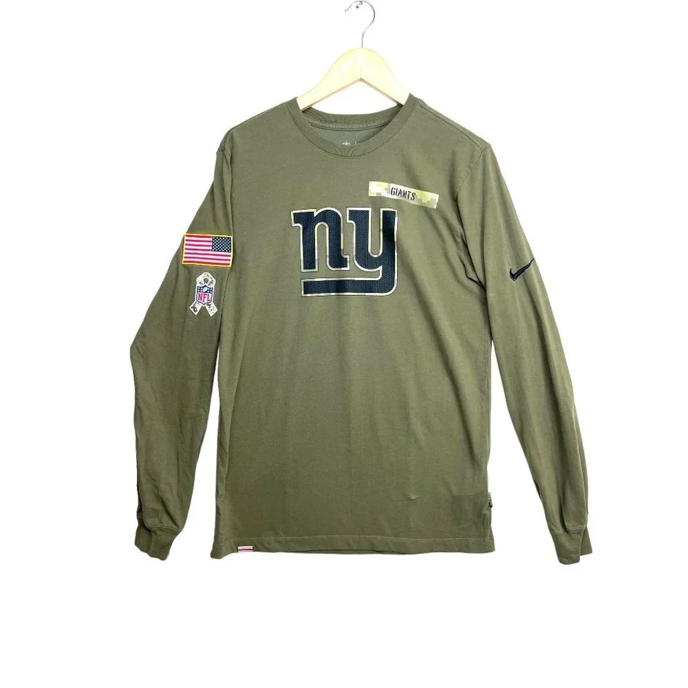 New York Giant Onfield Apparel The Nike dri fit long sleeve shirt size S NFL Sal